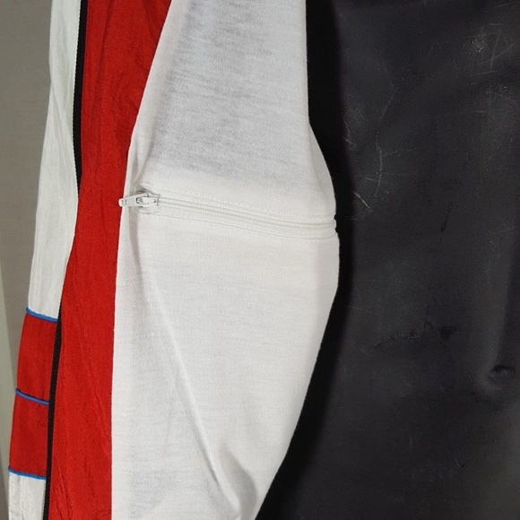 NEW Vintage Wilson Tennis Zip Up Jacket Colorblock Windbreaker L 80s NWT - Picture 7 of 8